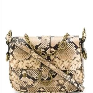 Womens Desert Kate Wild Snakeskin-print Leather Cross-body Bag